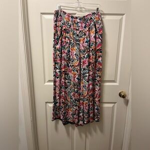 Robert Louis Plus Size Print Palazzo Pant 1X